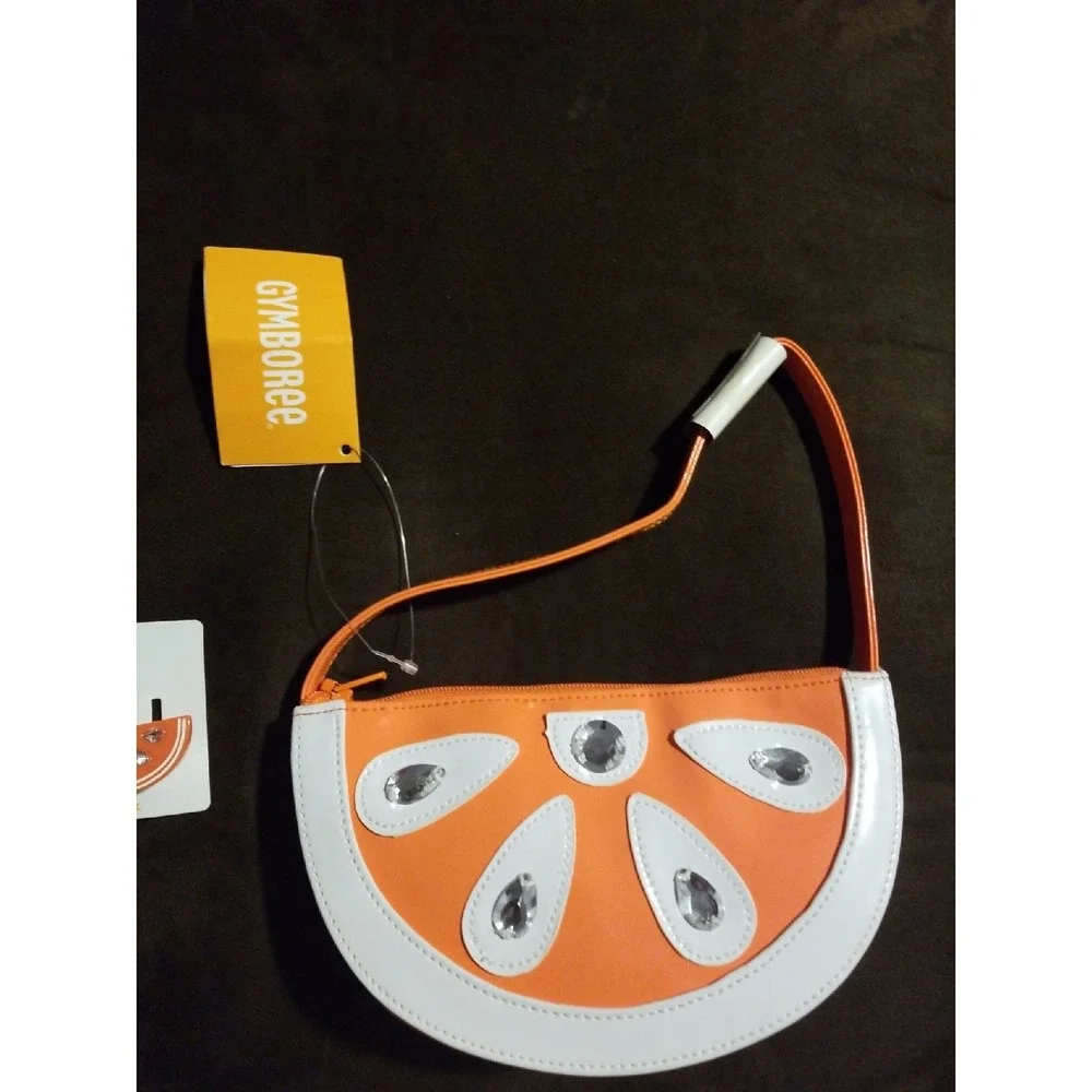 Gymboree sunny citrus orange purse clips